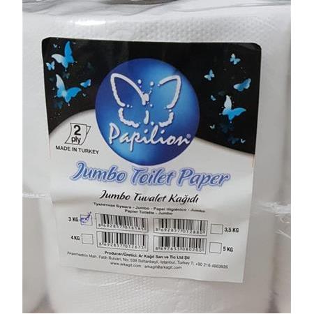 Papilion Jumbo Tuvalet Kağıdı 3 Kg 12 Rulo
