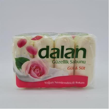 Dalan Güzellik Sabunu Gül & Süt 90g x 4